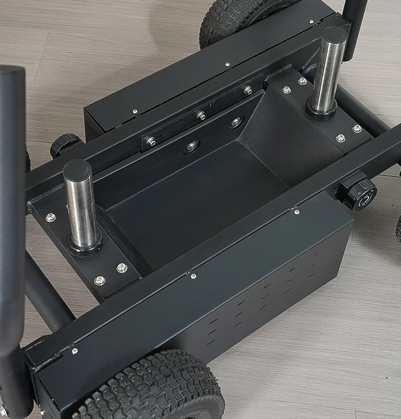 Home Gym Fitness Equipment Plate Loaded Tank Sled Car 8 Level Adjustment Push Double Magnetic Resistance Tank Sled With Wheels