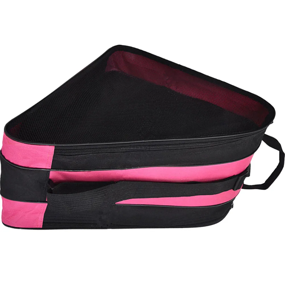 Skates Shoe Bag Breathable Roller Skate Storage Organizer Portable Zippered Carrier Handheld Roller Skates Pouch