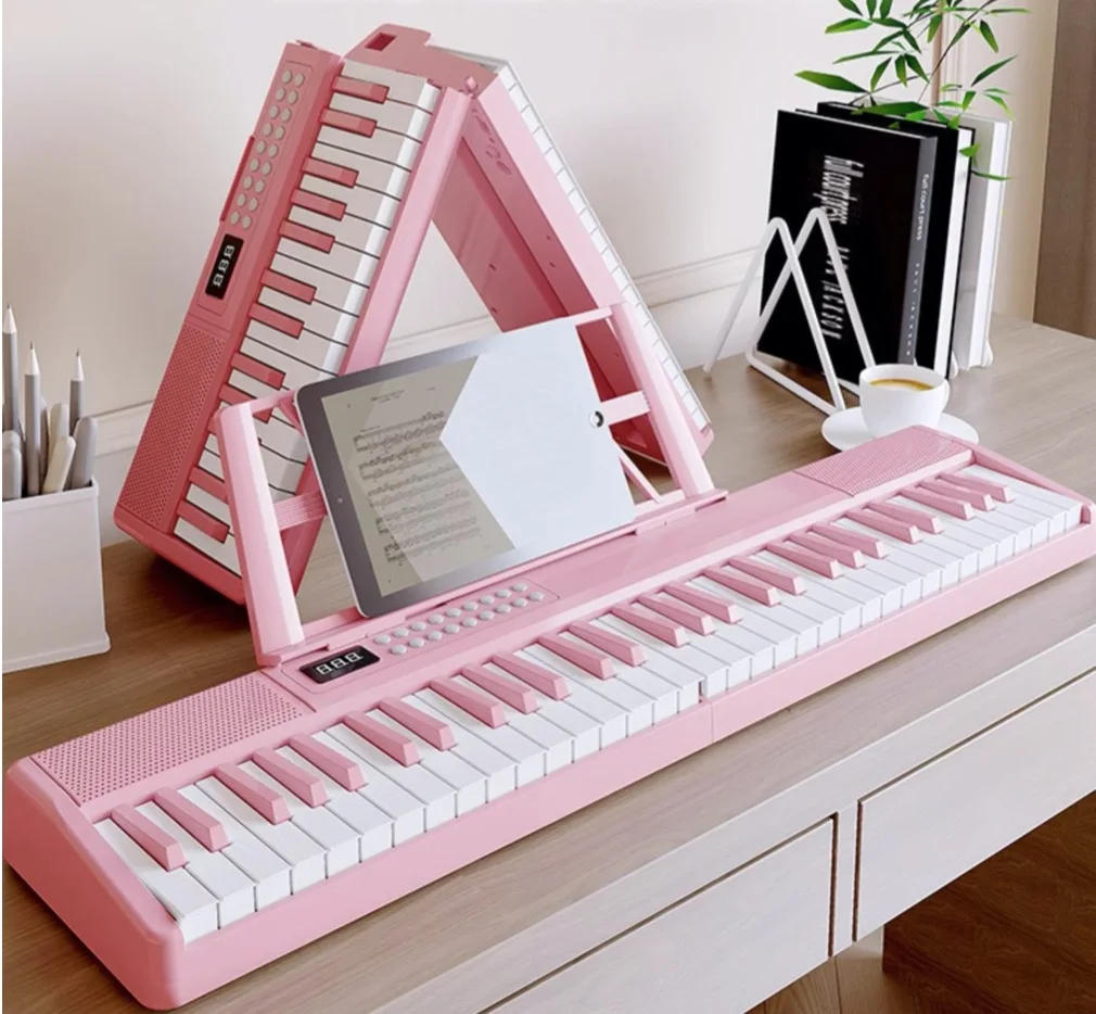 Folding electric piano 61 key Digital Piano keyboard instrument
