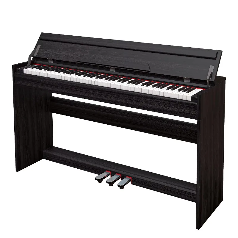 Wholesale Home Intelligent Vertical Electronic Keyboard 88 Keys Weight Hammer Action Electric Piano