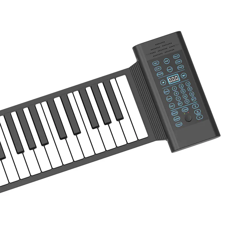Factory Price 61 Keys Travel Digital Electric Soft Keyboard Roll Up Piano