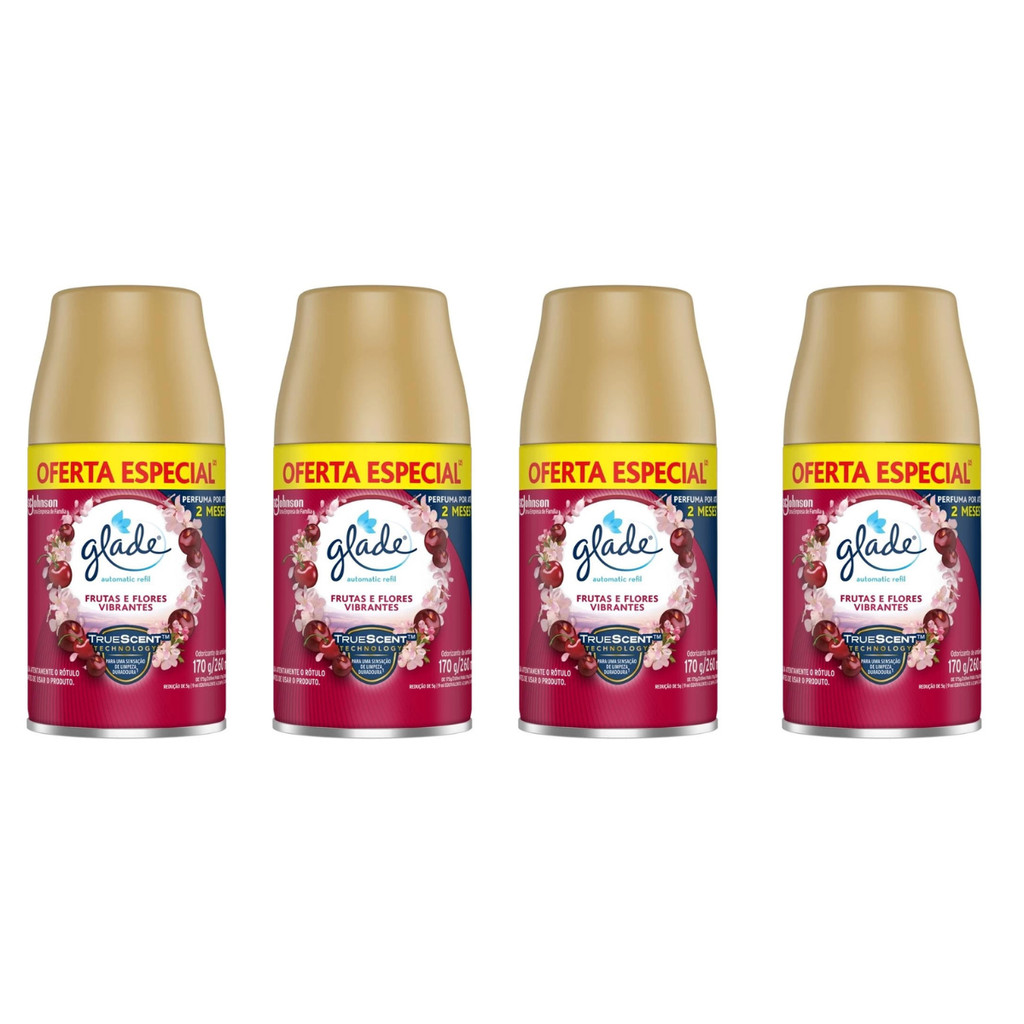 Glade Automatic Refil 260ml Kit 4 Oferta Especial