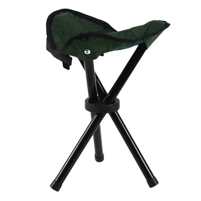 Portable Outdoor Camping Chair Tripod Garden Stool Picnic Beach Fishing Chairs Travel Folding 3 Legs Stool