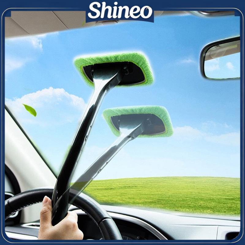 SHINE Kit De Escova Para Limpeza De Janelas De Carro , Ferramenta De Lavagem-Brisa Interno , Limpador De Vidro Automátic