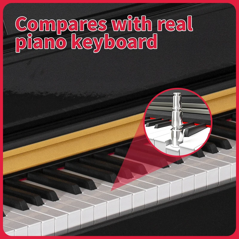 88 Weighted Keys Digital Piano Electric Midi Controller Touch Keyboard Professional Musical Instruments For Sale And Home