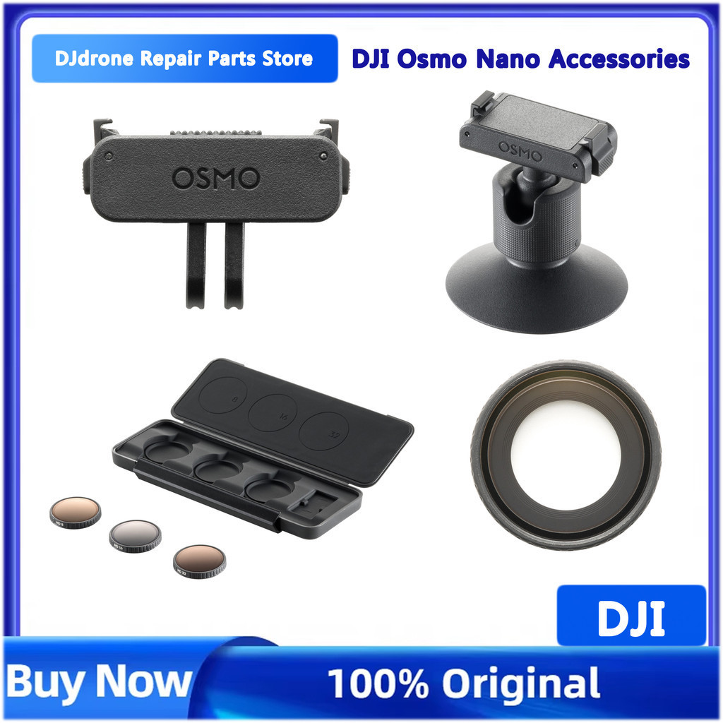 Foldable Adapter Mount/ ND Filter Set/ Glass Lens Cover/Magnetic Ball-Joint Adapter Mount For DJI Osmo Nano Accessories
