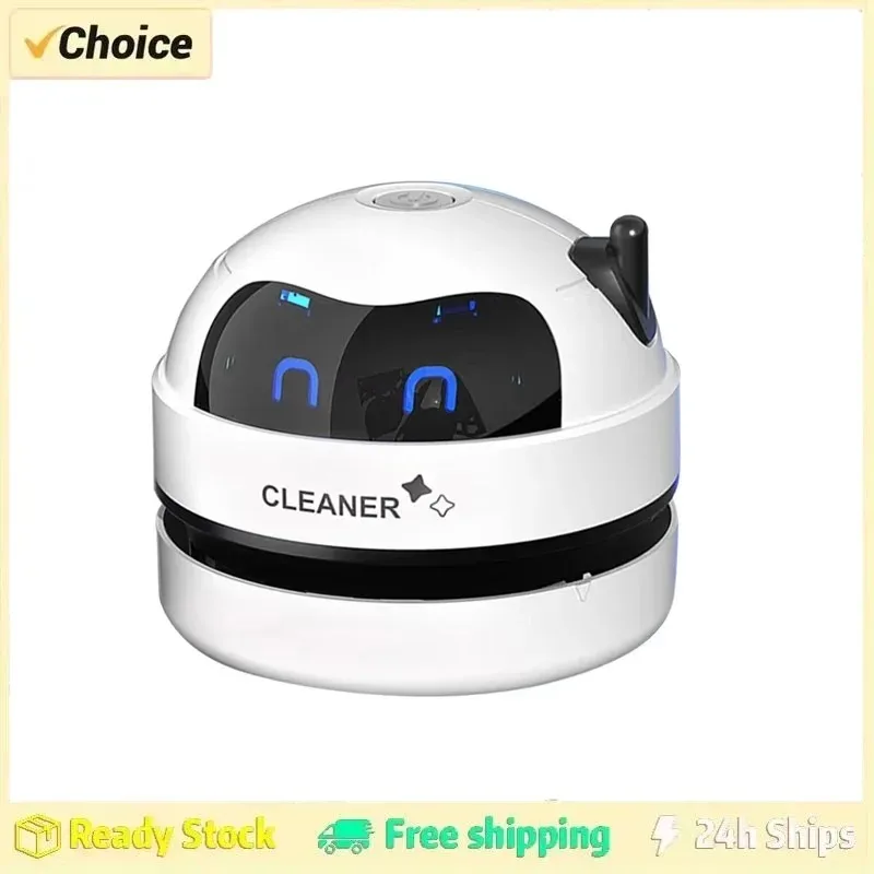Table Vacuum Cleaner Mini Desktop Dust Vacuum With Detachable Nozzle USB Rechargeable Wireless Car Vacuum Cleaner Cleaning Tools