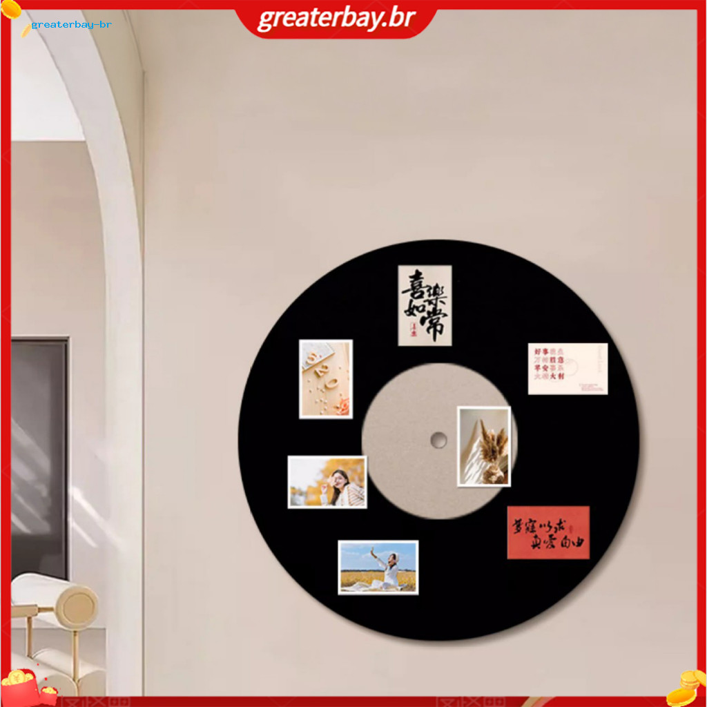 Vintage Felt Bulletin Board Tear Stick No Drill Removable Non-damaging Wall for Photos Memos Parties Dorm Room Decor Eas