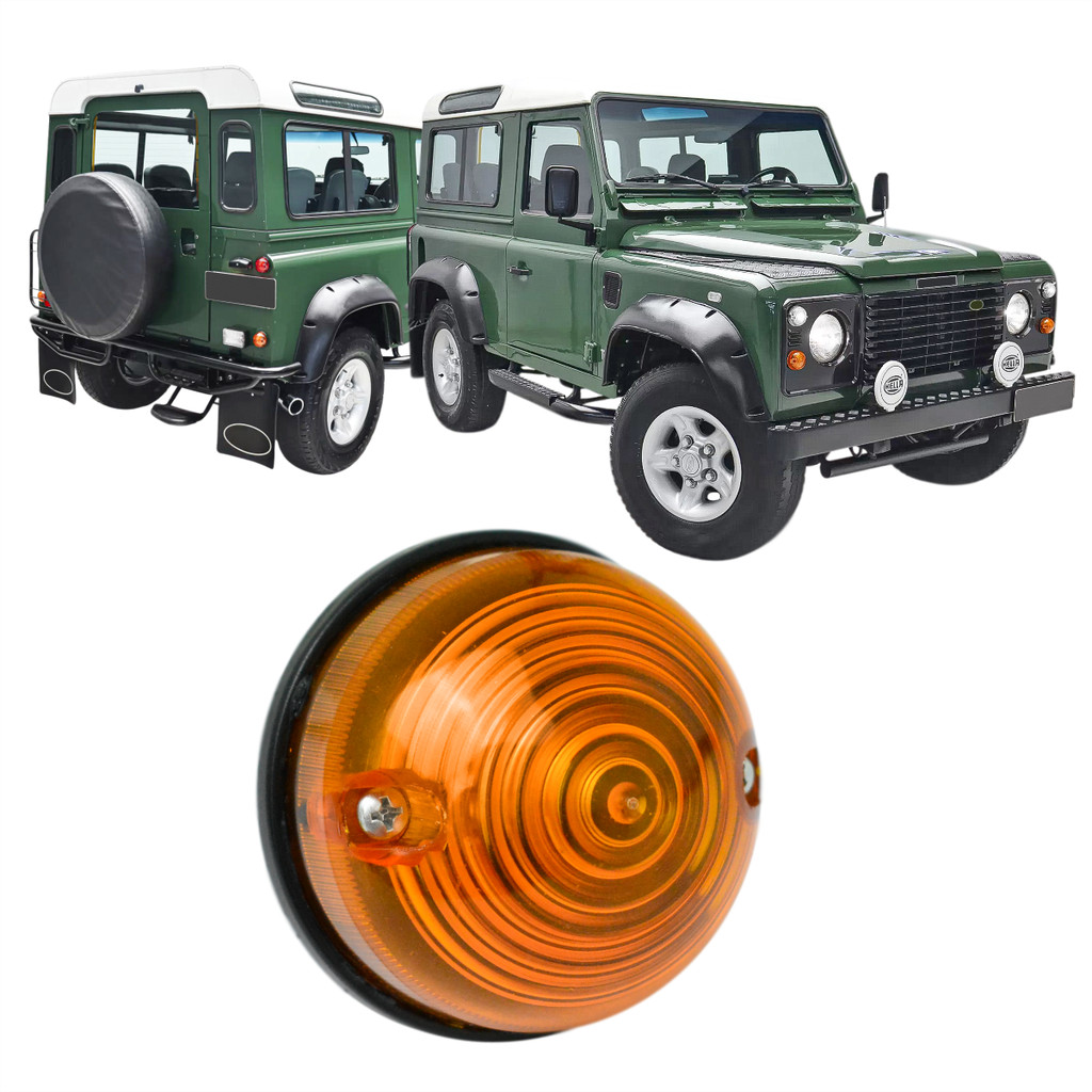 Pisca Dianteira Seta cor AMBAR para DEFENDER 90 110 130 ano 1996 97 98 99 2000 2001 2002