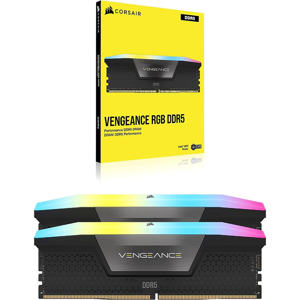 Corsair Vengeance Rgb Ddr5 Ram 32gb (2x16gb) 6400mhz Cl36