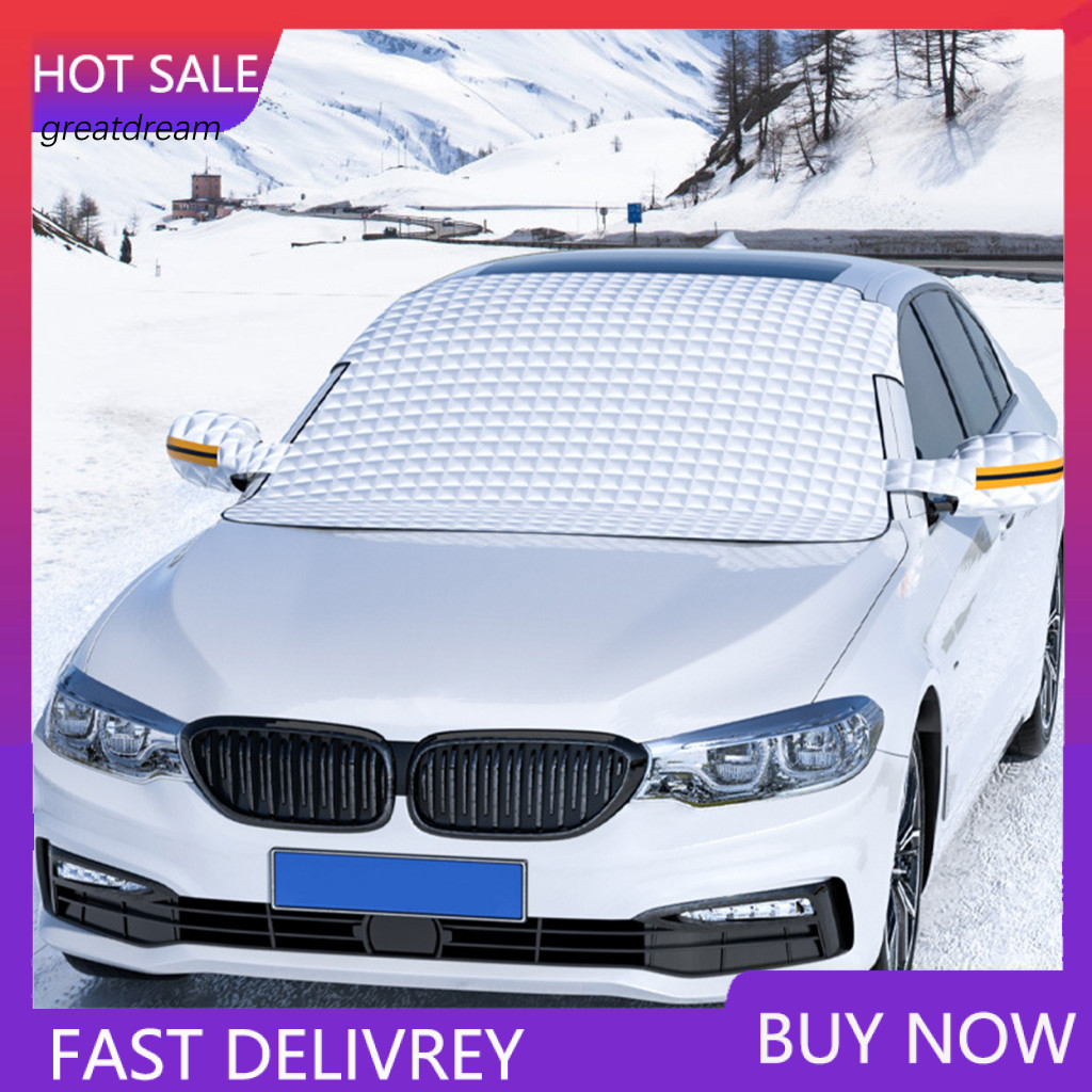 Hail-proof Car Windshield Cover Snow for with Strong Magnets Foldable Anti-frost Ice Protector Sun-resistant for Univers