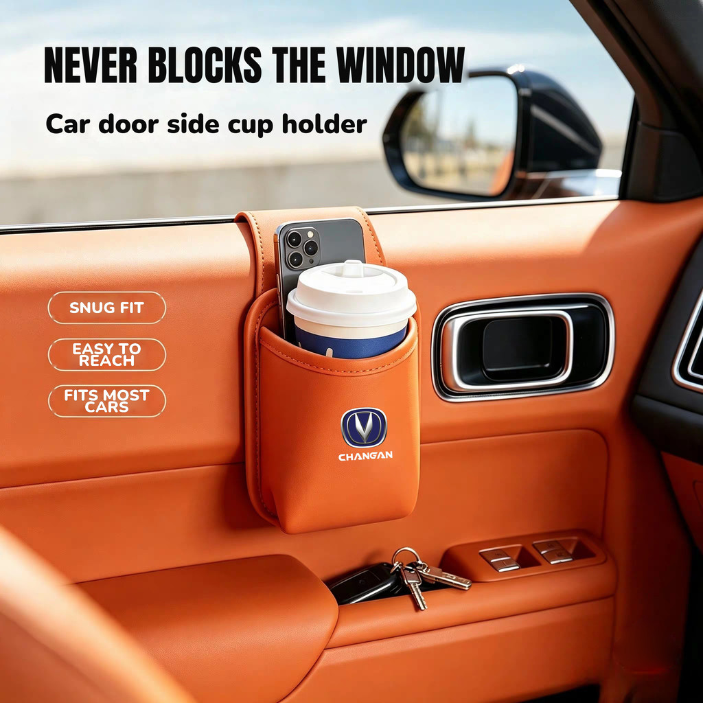 Caixa De Copo De Água Para Carro Changan S07 S05 L07 NEVO Q05 Avita 11 12 Armazenamento De Suporte Lateral Porta De