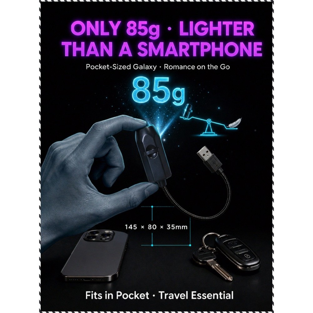 【Compact Design】Portable USB Mini Projector USB/Projétil/Portátil