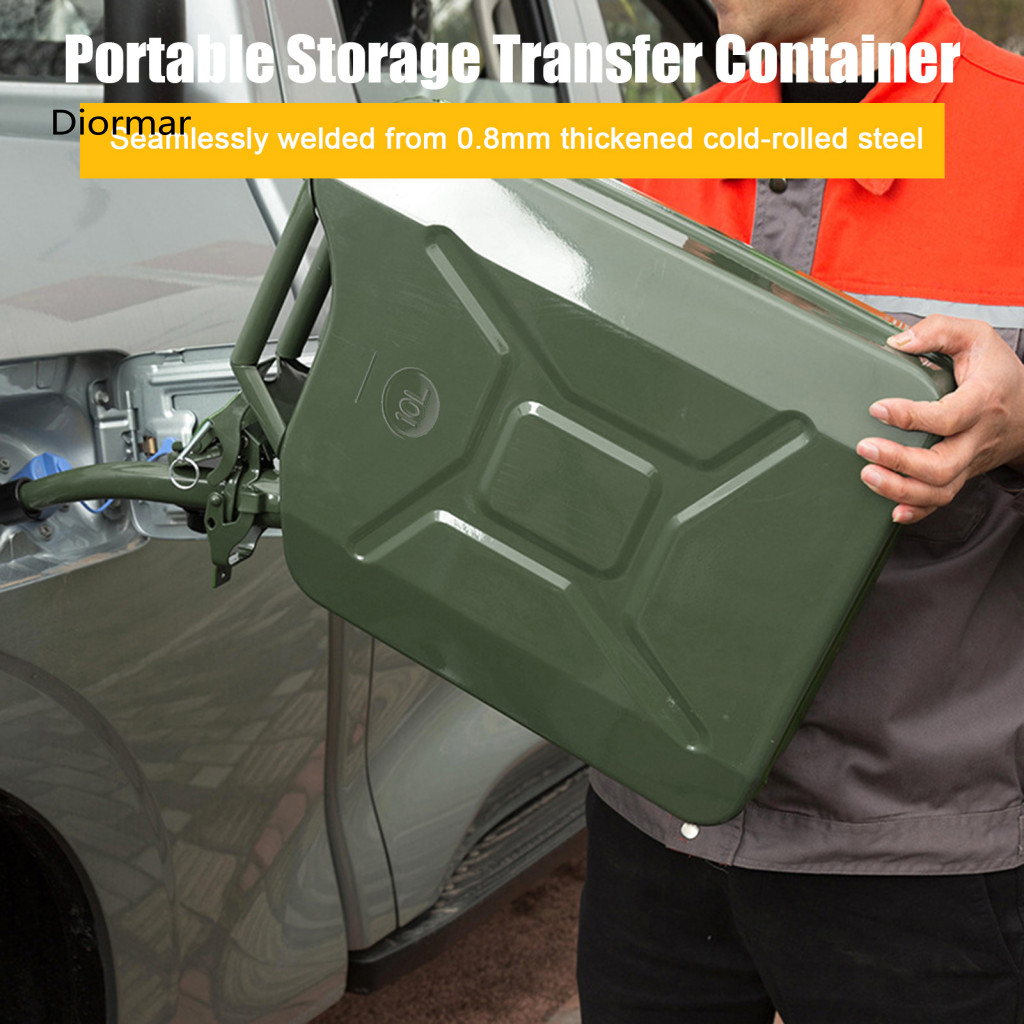 Fuel Transfer Tank Leak-proof Container 5/10l Portable with Flexible Spout Capacity Leakproof Oil Storage Durable Sealed