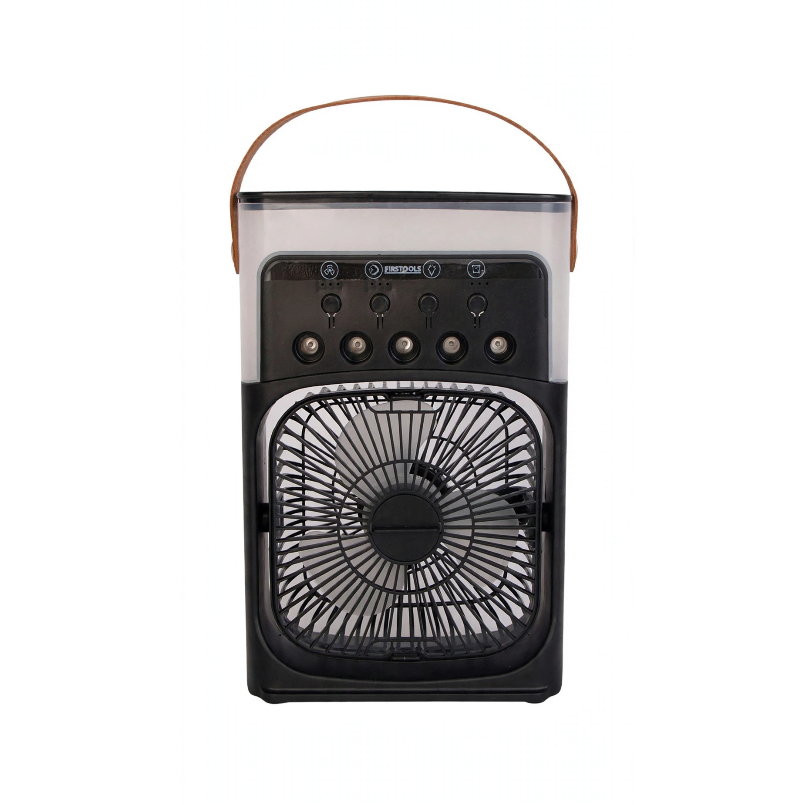 Mini Climatizador Portatil Ventilador Umidificador Ar Led  Silencioso 3 Velocidades Usb Mesa Quarto Escritório Verão 10W
