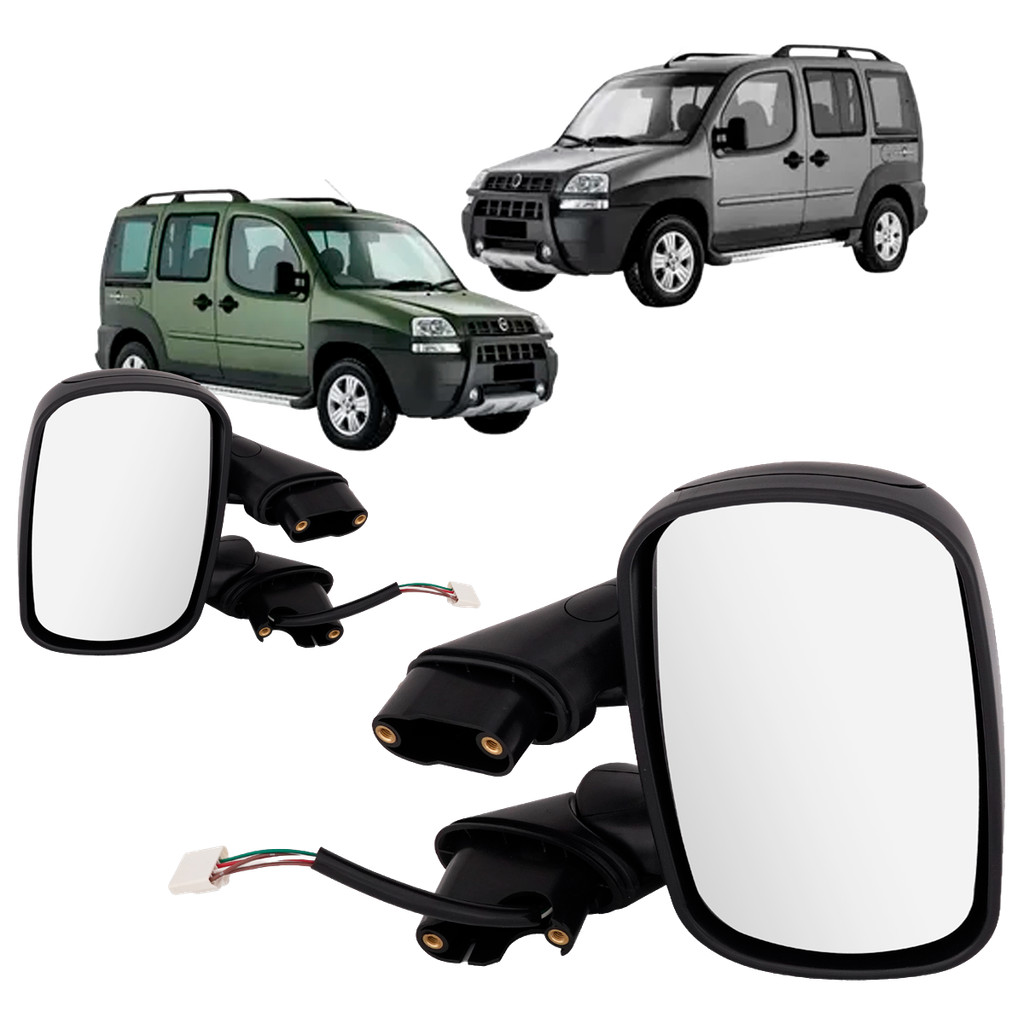 Retrovisor Doblo 2001 2002 2003 2004 2005 2006 2007 2008 2009 2010 2011 2012 2013 2014 2015 2016 2017 2018 2019 a 2021