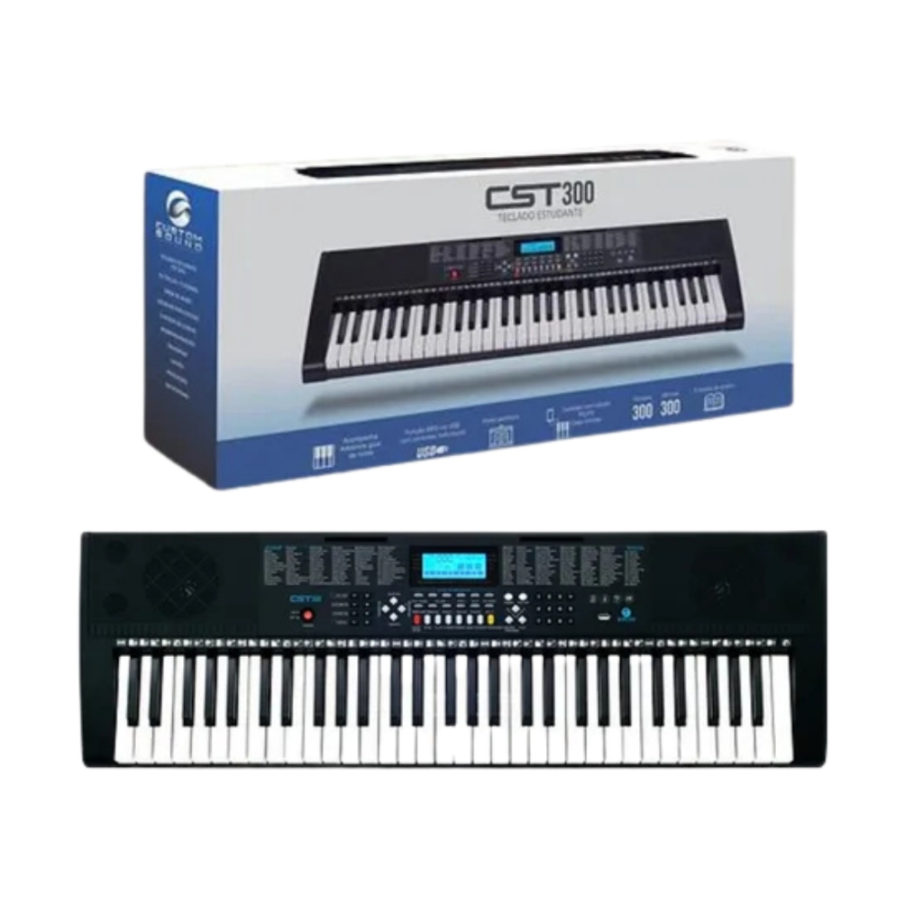 TECLADO CUSTOM SOUND CST 300