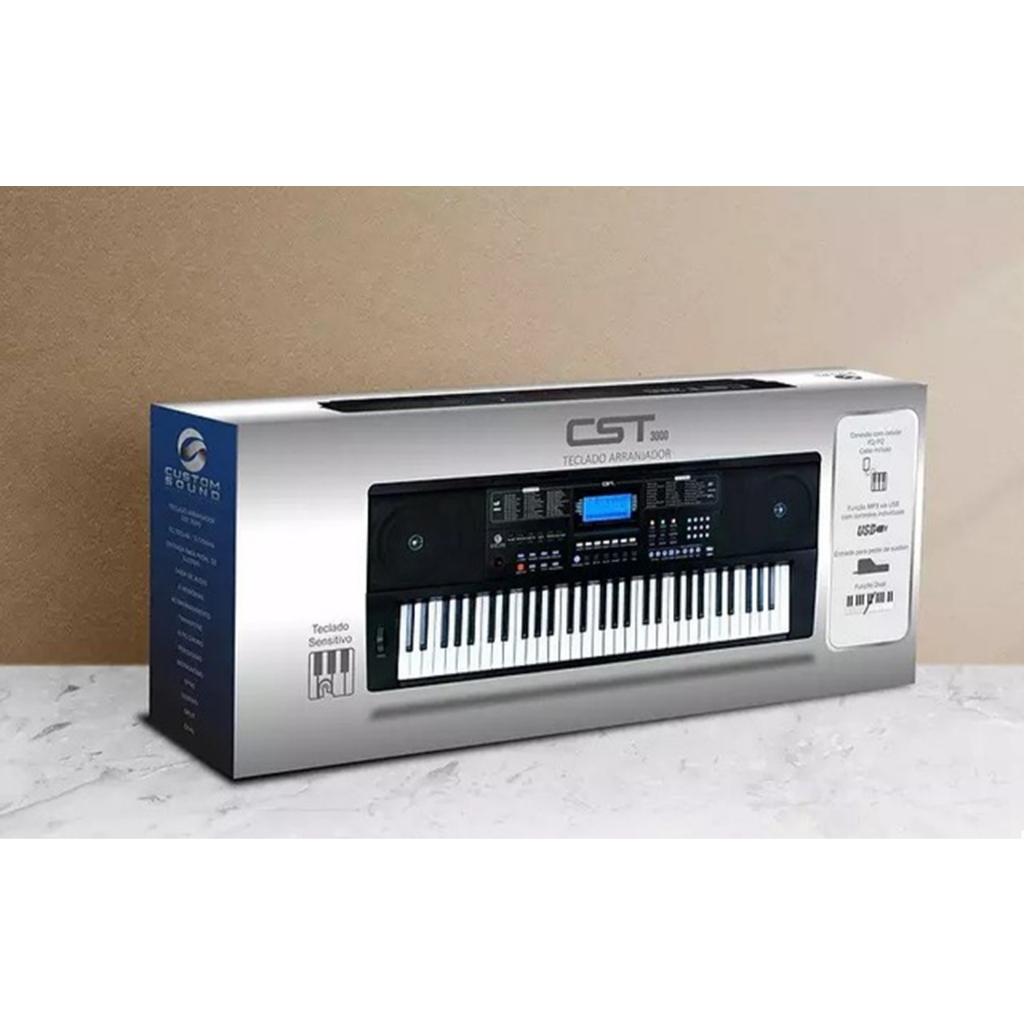 Teclado Custom Sound CST-3000