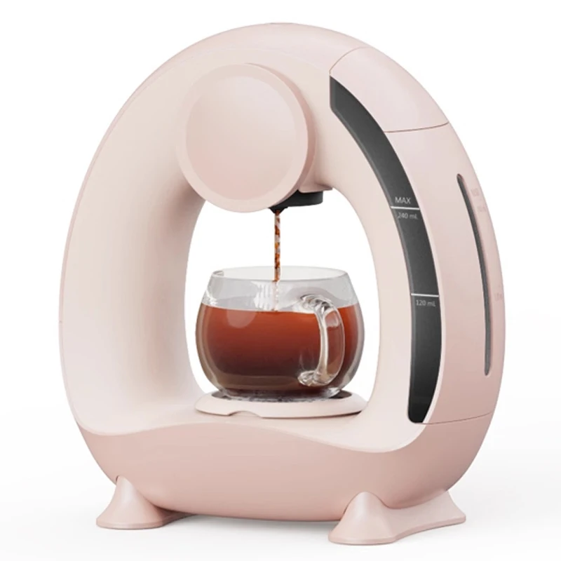 Mini Q Portable Coffee Maker American coffee machine pink drip type household mini small teapot semi-automatic coffee machine
