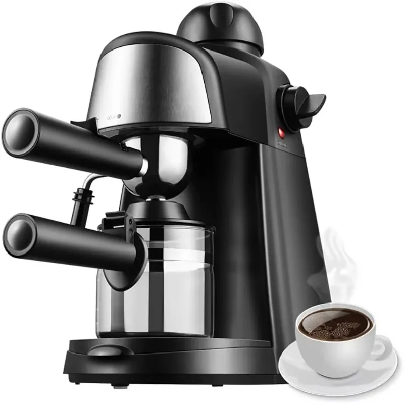 Automatic Mini Home Espresso Coffee Maker Steam Milk Foam Feature for Outdoor Car Household Use French Stock Available Hotels