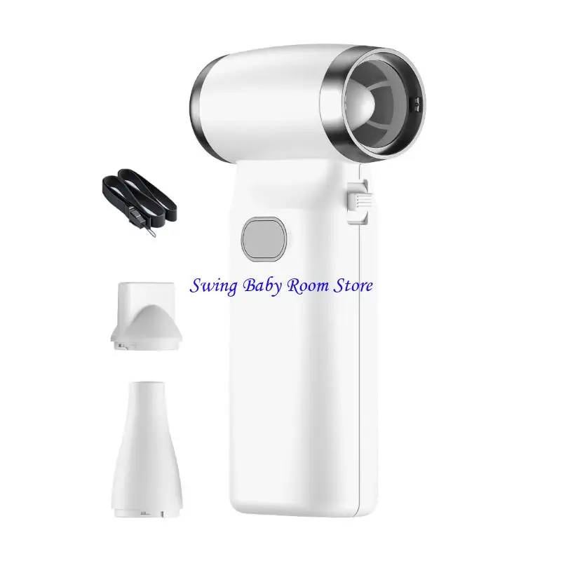 K1AD Turbocharged Electric Dust Blower Rechargeable Jet Air Duster with LCD Screen For Keyboards Use Car Cleaning Tool