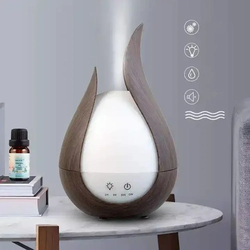 Aroma Diffuser 7 Colors LED Light Essential Oil  Cool Mist Electric Led  Ultrasonic Air Humidifier 200ML for Home