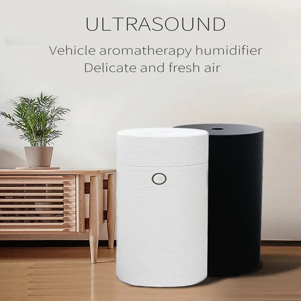 Mini Air Humidifier Car Essential Oil Diffuser Decorative Aromatherapy Electric Ultrasonic USB 200ml Rechargeable Cute for Work