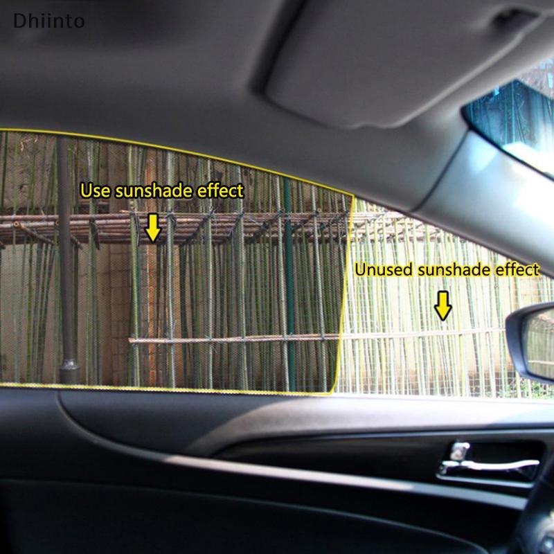 [Dhiint] 2 Unidades 42x38cm DIY Car Stiers Sun Shades Proteção Solar Capa De Janela PVC Toldo Lateral Com Pequenos Furos
