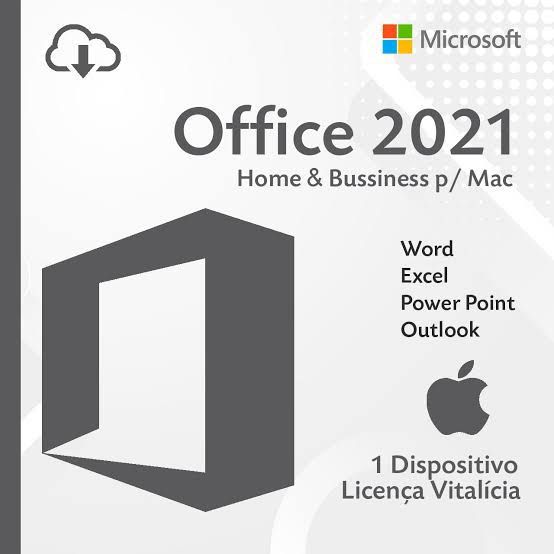 Microsoft Office 2021 Home Business Mac Original Vitalícia