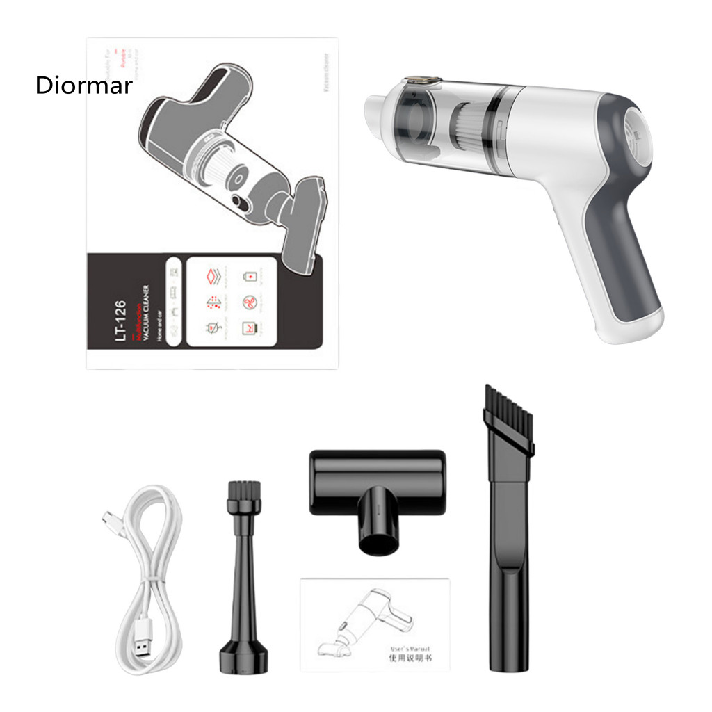 Keyboard Portable Vacuum Cleaner Cordless Handheld Car Dual Filtration System 5500pa Strong Suction Rechargeable Dust Re
