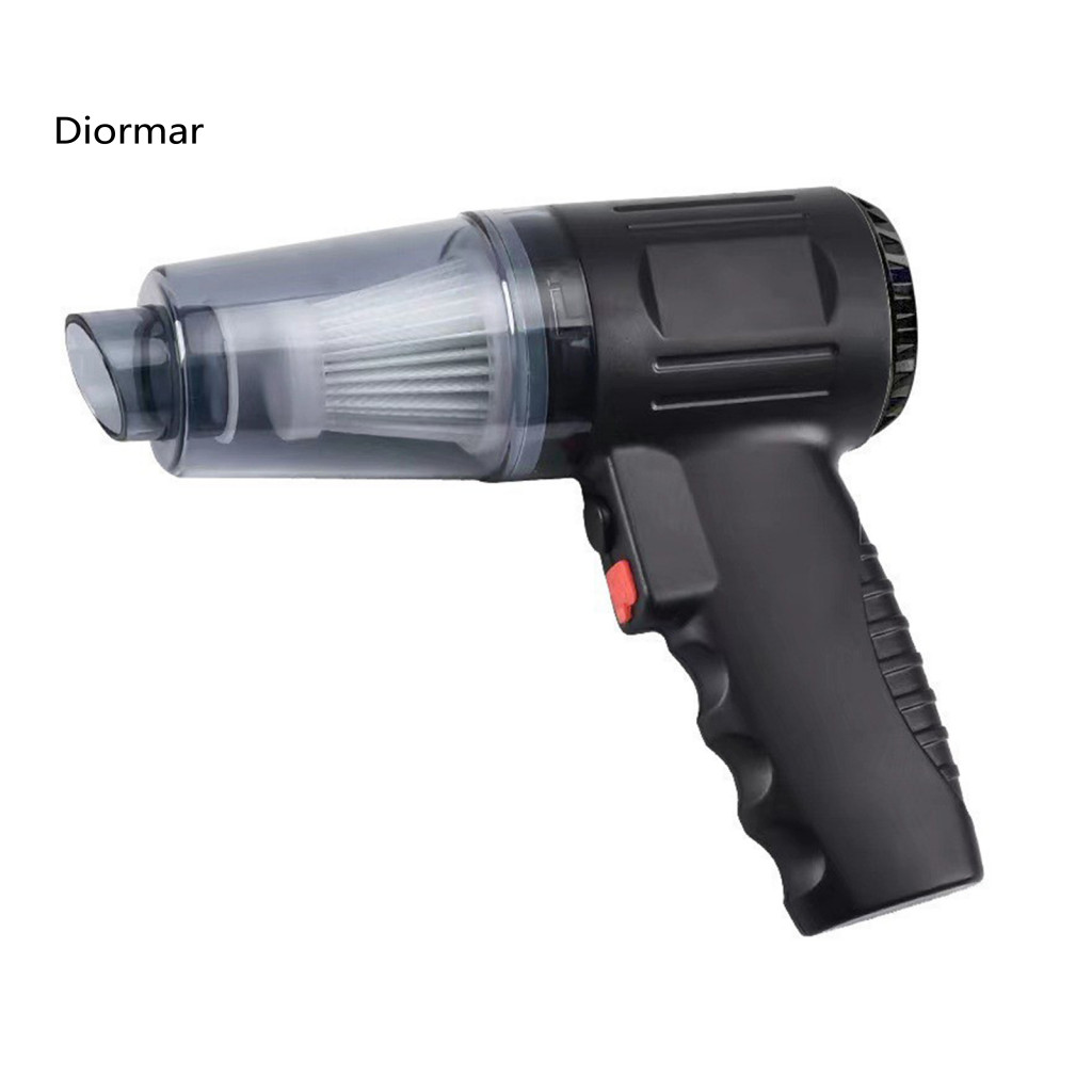 Portable Car Vacuum Cordless Cleaner Handheld 120w High Power Motor 6000pa Strong Suction Wireless 2-in-1 Blower Low Noi