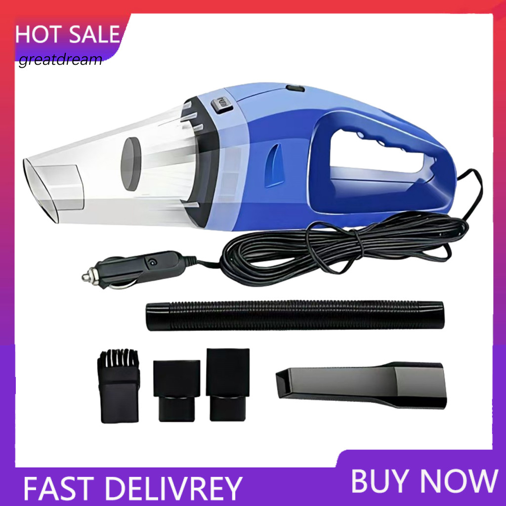 Portable Car Vacuum Cleaner Handheld for Keyboard and Desk 4000pa High Power Cordless with Multi-nozzles for for Southea