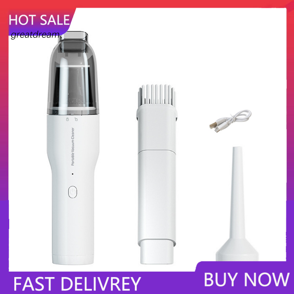 Portable Car Vacuum Cordless Handheld Cleaner 8300pa Powerful Suction Lightweight for and Home – Easy to Use Compact E