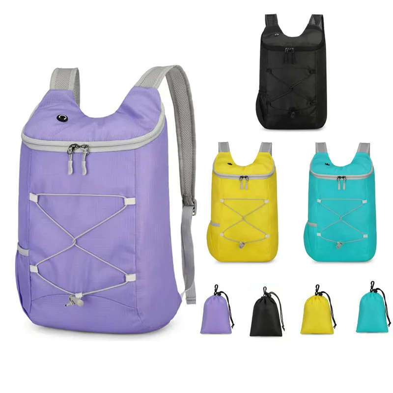 Outdoor Sports Mountaineering Backpack Multi Functional Foldable Ultra Lightweight Storage Backpack Hiking Work Camping Bag