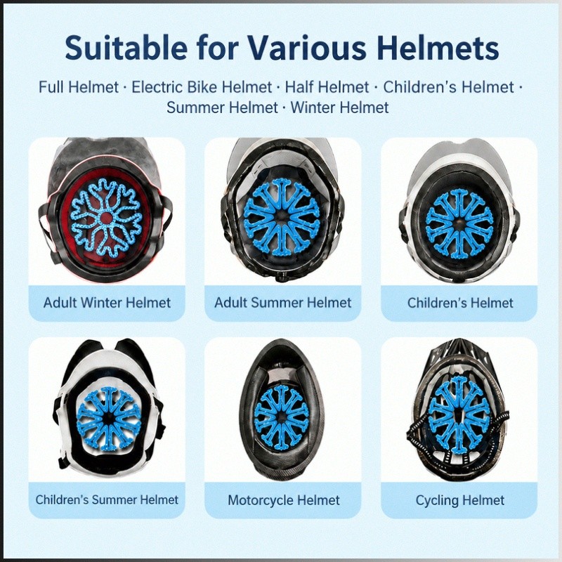 Forro universal de silicone macio para capacete, respirável, antitranspirante e lavável, ideal para bicicleta, moto, pat