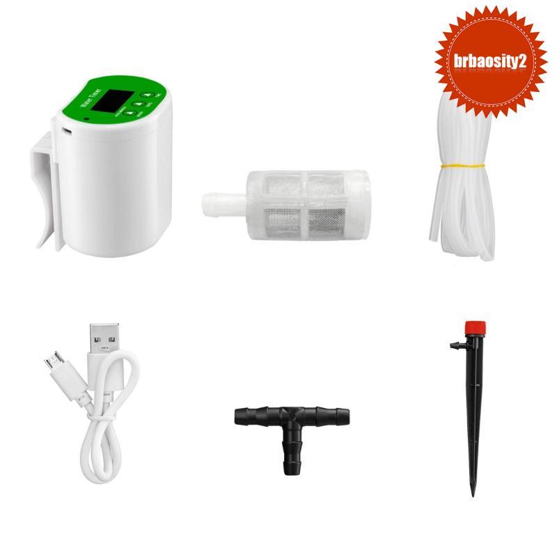 [Brbaosity2] Dispositivo De Rega Automática PVC Silicone Kit Completo De Gotejamento Para Verdes Internos E Vasos De Pát