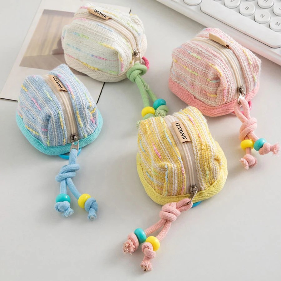 Cute Portable Coin Purse, Wireless Bluetooth Earphone Storage Bag, USB Flash Drive Storage Protective Cover, Earphone Bag