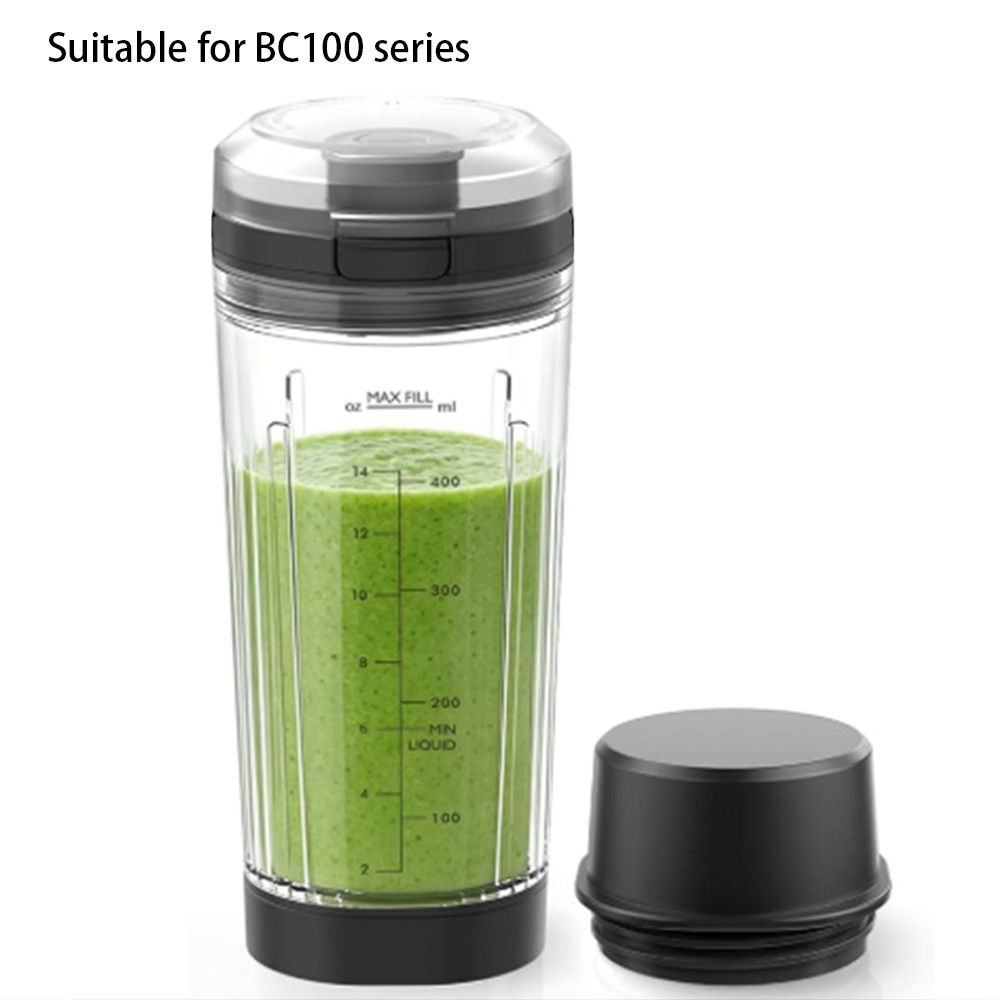 600ml Blender Replacement Cup for BC100 Series, Portable Blender Jar with To-Go Lid