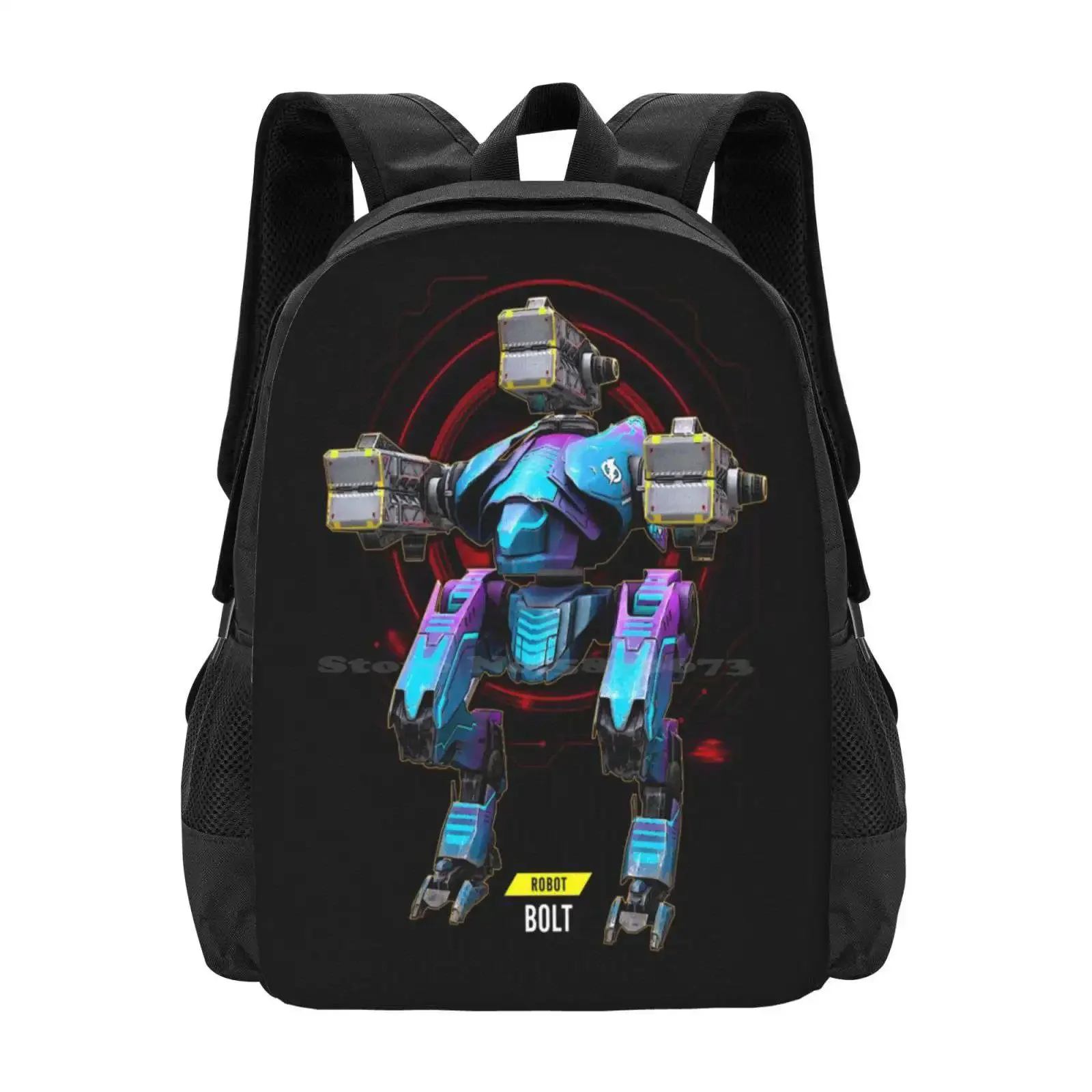 Bolt School Bag Big Capacity Backpack Laptop Mini Games Stay Home Stay Safe Stay Healthy Enjoy The Games 6v6 Mobile Games Team