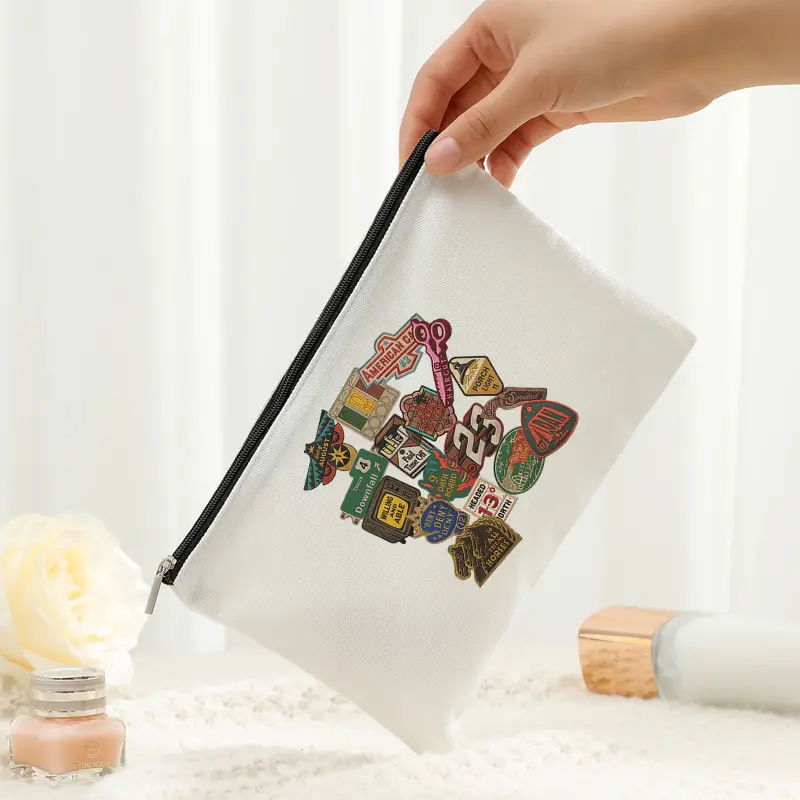 I'll Leave Porch Light on Travel Cosmetic Bag - Lightweight Foldable Makeup Bag with Secure Zipper The Divide Tour Gift Bags