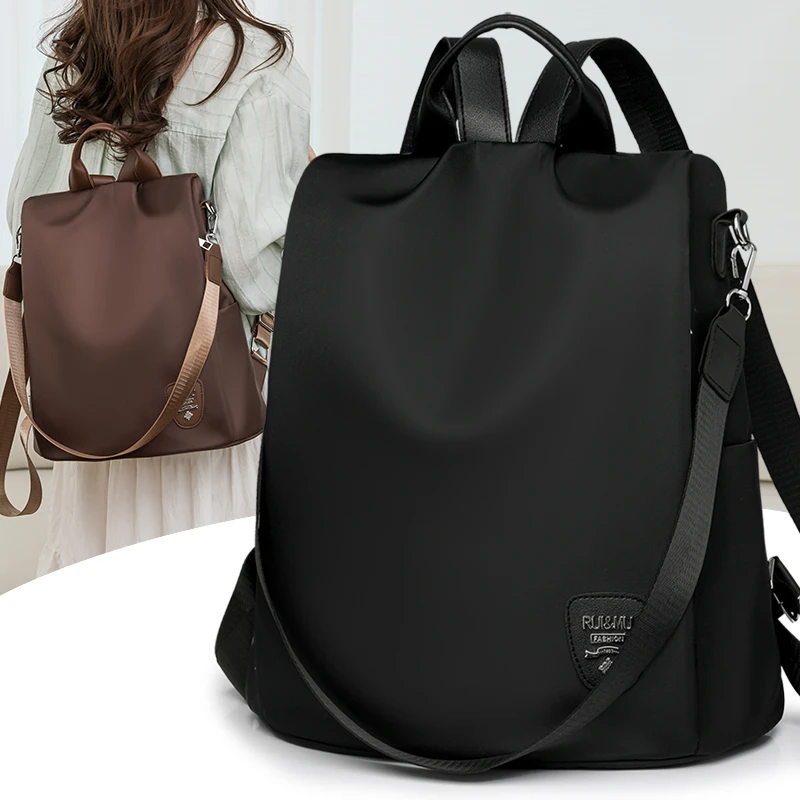 Women Anti Theft Backpack Large Capacity Travel Commuter Backpack Adjustable Shoulder Strap Security Backpack for Daily Work