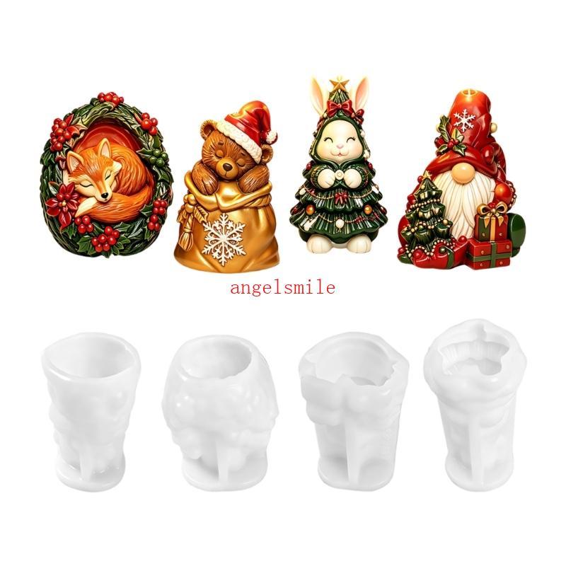 Ace Holiday Making Form Com Design Flexível De Fundição 3D Para Uso Em Projetos De Natal E Detalhes De Alívio 1 Estilo
