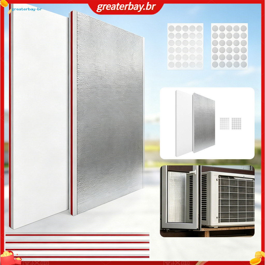 Window Ac Insulation Kit Foam Seal Panels – Air Conditioner Weather Stripping for Heat Leak Protection Energy Saving S