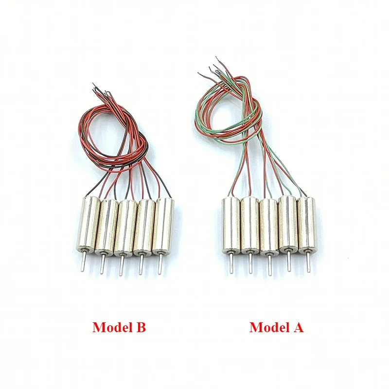 5PCS/Lot 0412 Mini Tiny 4mm*12mm Coreless Motor Micro 412 Hollow Cup Engine DC 3.7V 60000RPM Ultra High-speed Motor DIY RC Drone