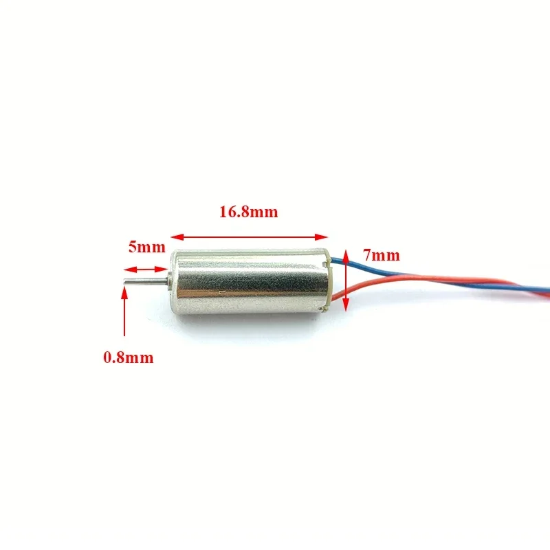2PCS/Lot 0716 Mini 7mm*16mm Coreless Motor DC 3.7V 42000RPM/49000RPM High Speed Micro Hollow Cup Motor DIY RC Drone Quadcopter