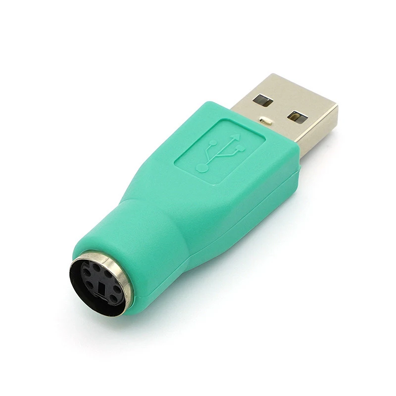 PS2 Female to USB Male Adapter Converter Connector For Keyboard Mouse 1pcs