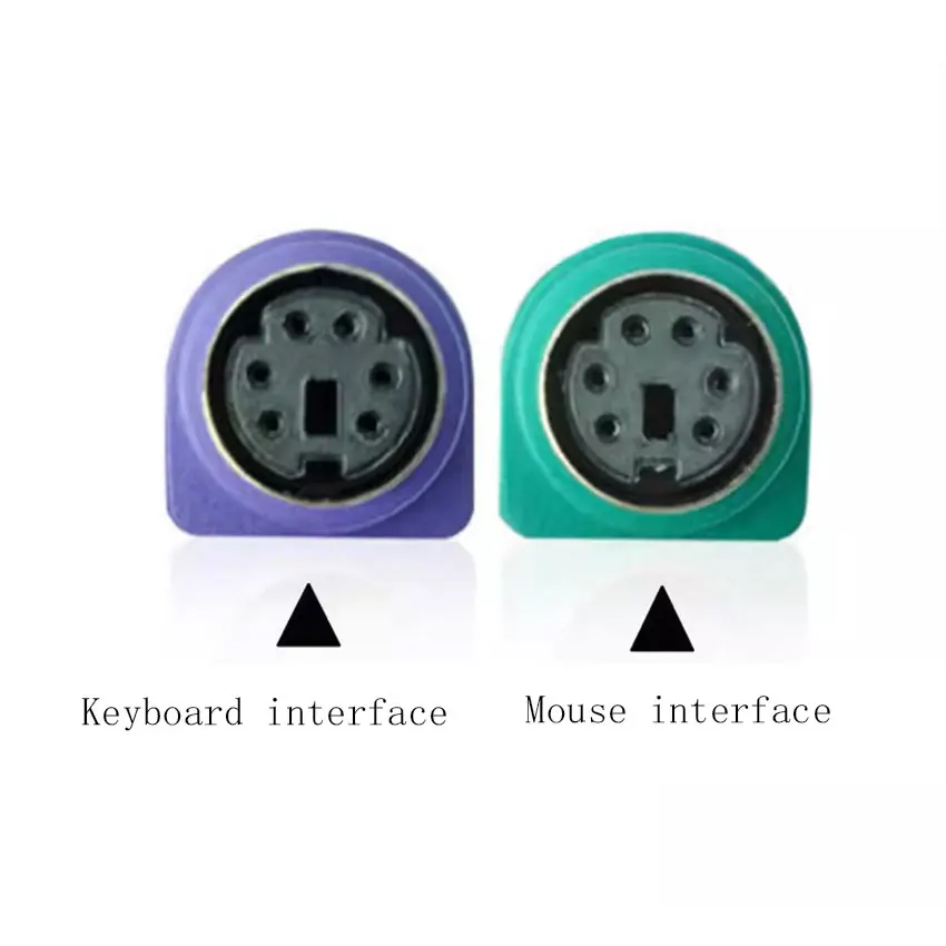1/5/10pcs Universal USB to 6Pin 6 Pin PS2 for PS/2 Extension Cable Adapter Converter for Keyboard Mouse Computer Scanner