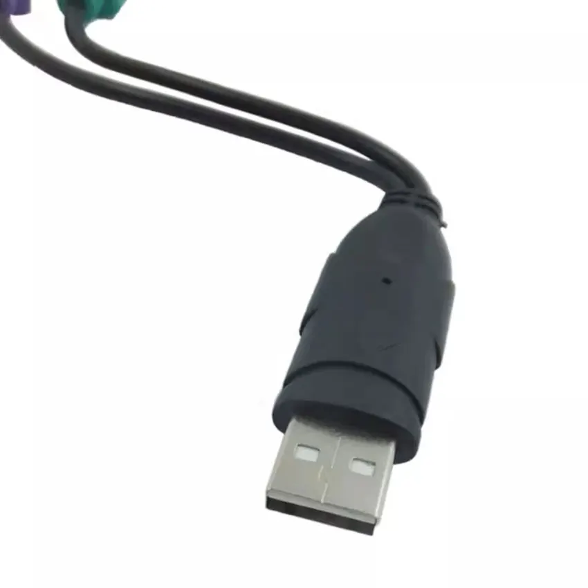 1/5/10pcs Universal USB to 6Pin 6 Pin PS2 for PS/2 Extension Cable Adapter Converter for Keyboard Mouse Computer Scanner