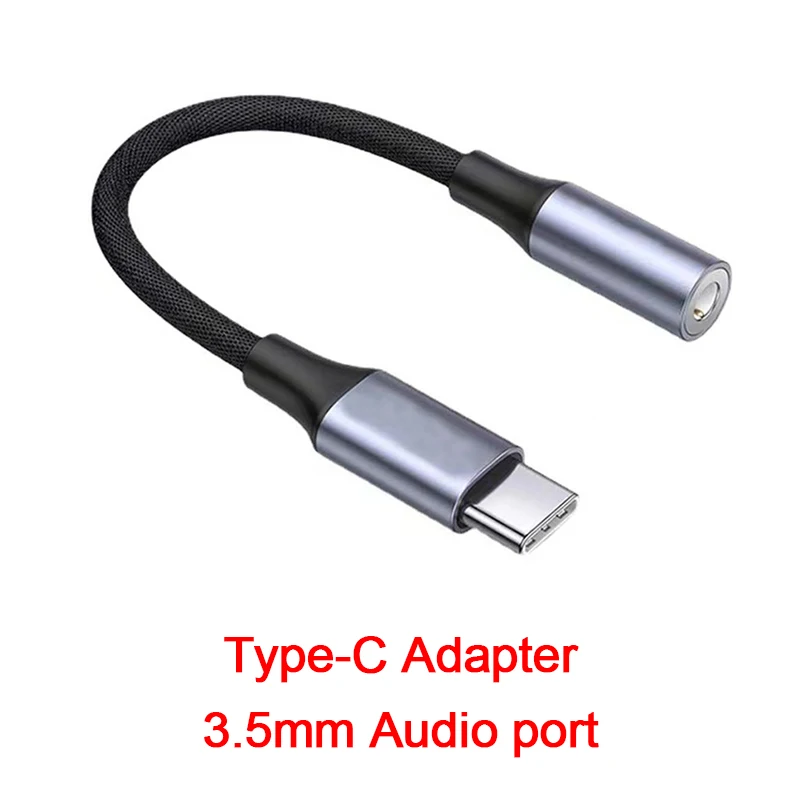 USB Type C To 3.5 Jack Earphone Adapter USB-C 3 5mm Audio Cable Converter For IPhone 15 15 Pro MAX Samsung Galaxy Huawei Xiaomi