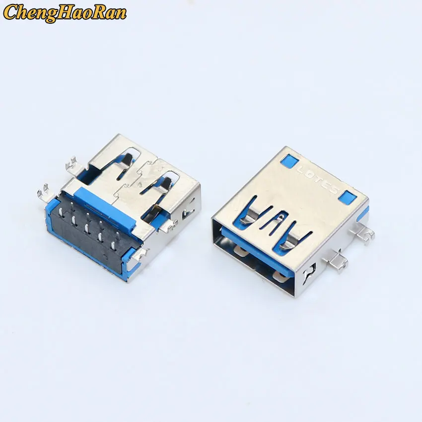 2PCS for Toshiba Satellite C850 L850 L850D C850D C50D C55D Series for Samsung/HP/Lenovo 14mm Female USB 3.0 Jack Connector Fit